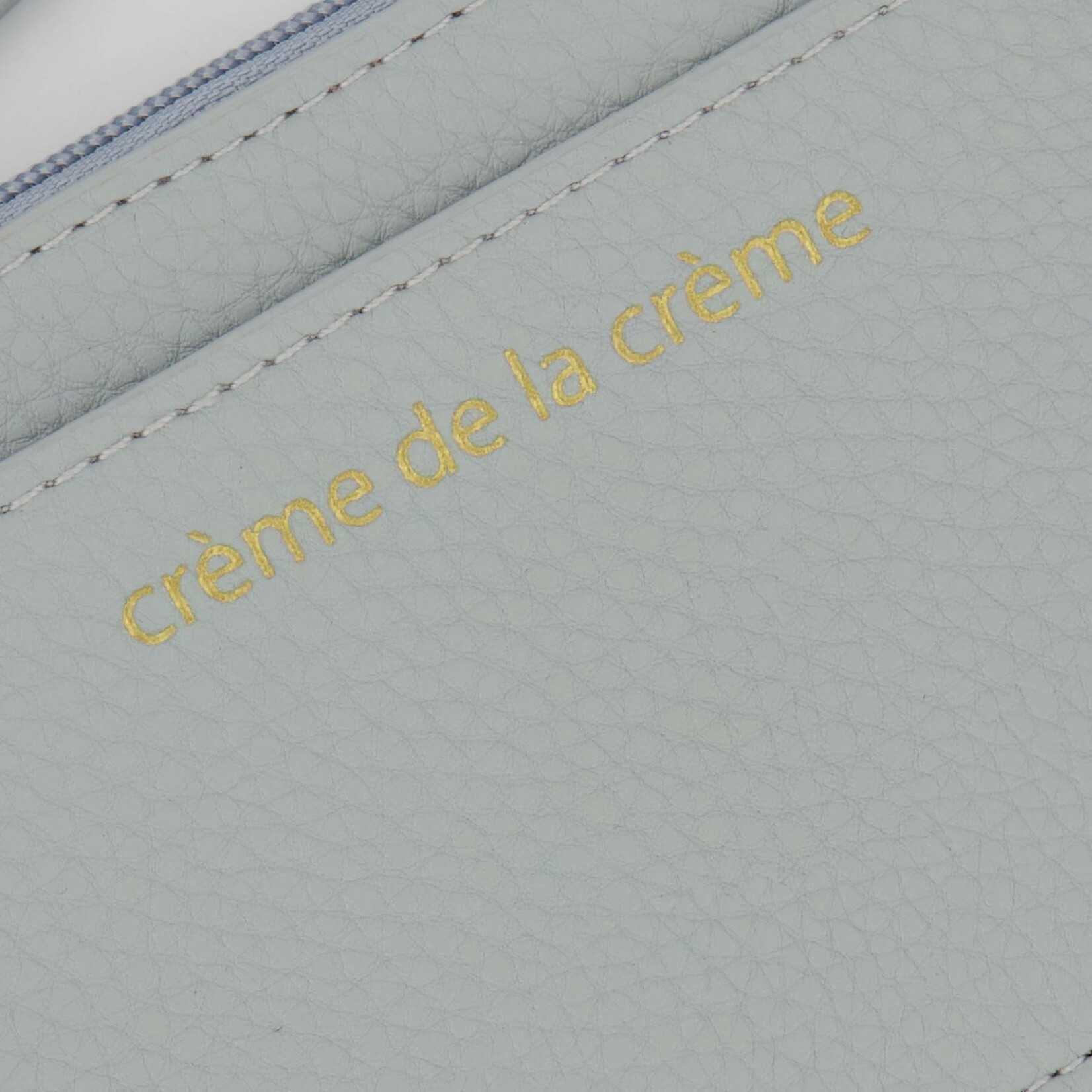 Zusss Pasjeshouder "Crème de la crème" - Vega leer - Grijsblauw