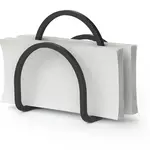 Servethouder SQUIRE - Staal - Zwart - 12 x 10 x 15cm