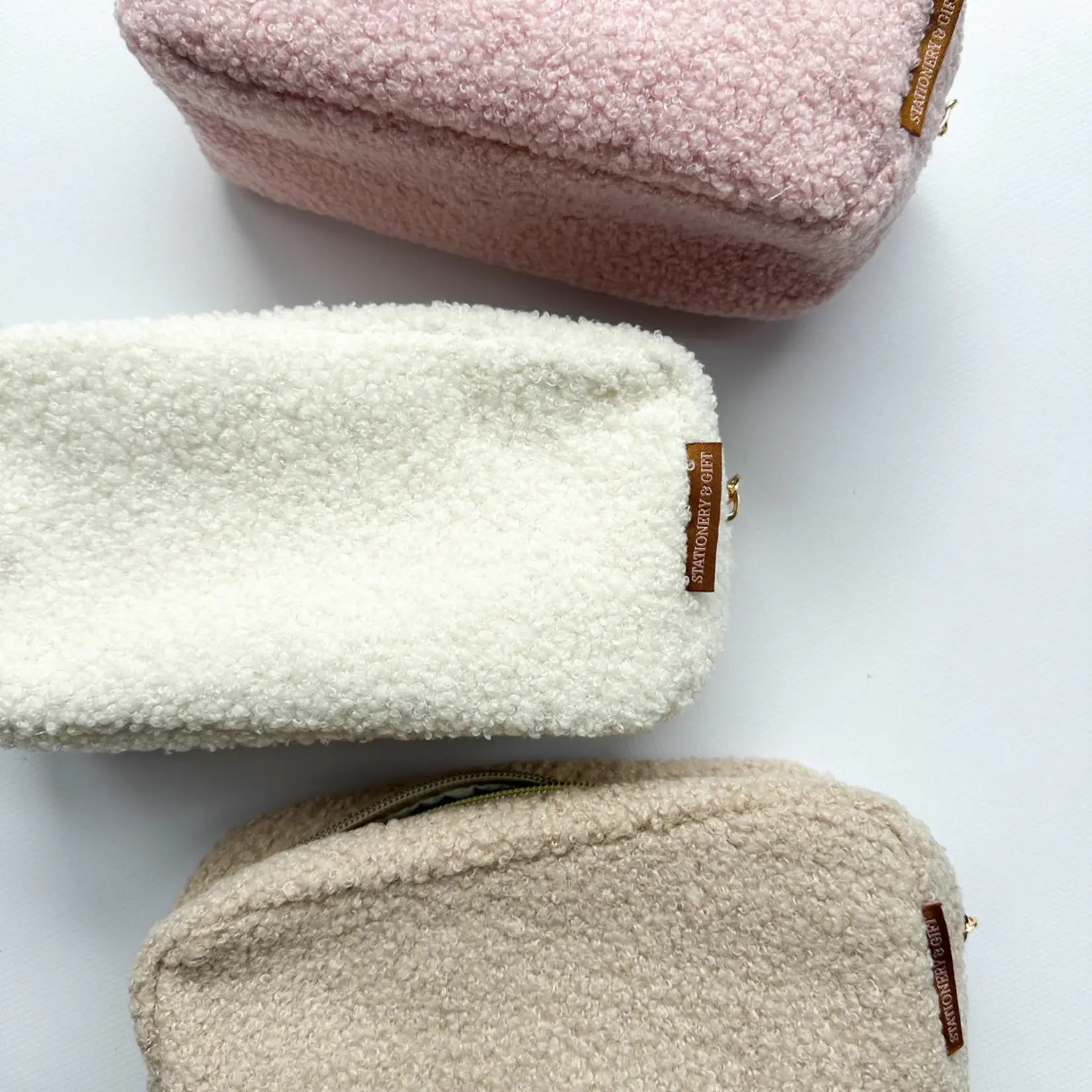 Make-up tasje - Teddy - Roze - 20x11x7cm