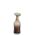Vaas RIVOLLI - Glas - Grijs - 9,5x26cm