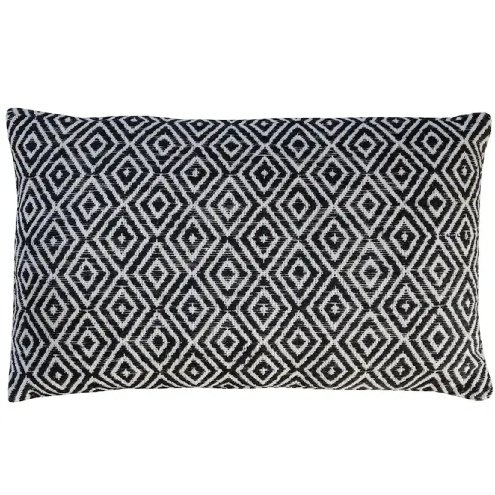 Kussen DAVE - 100% Katoen - Zwart - 50x30cm