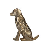 Ornament 'Hond' NOLALU - Aluminium - Goud - 20 x 8 x 24,5cm