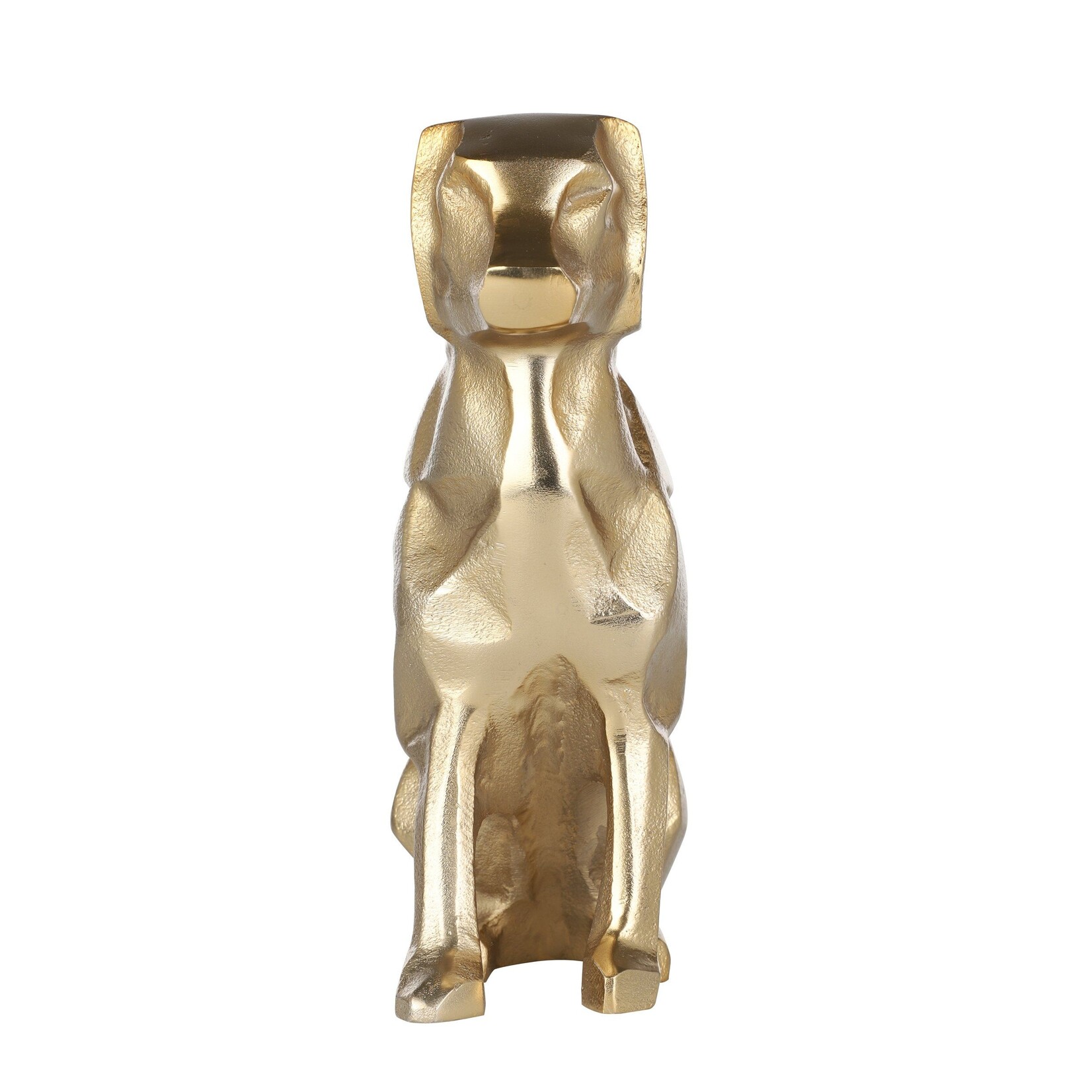 Ornament 'Hond' NOLALU - Aluminium - Goud - 20 x 8 x 24,5cm