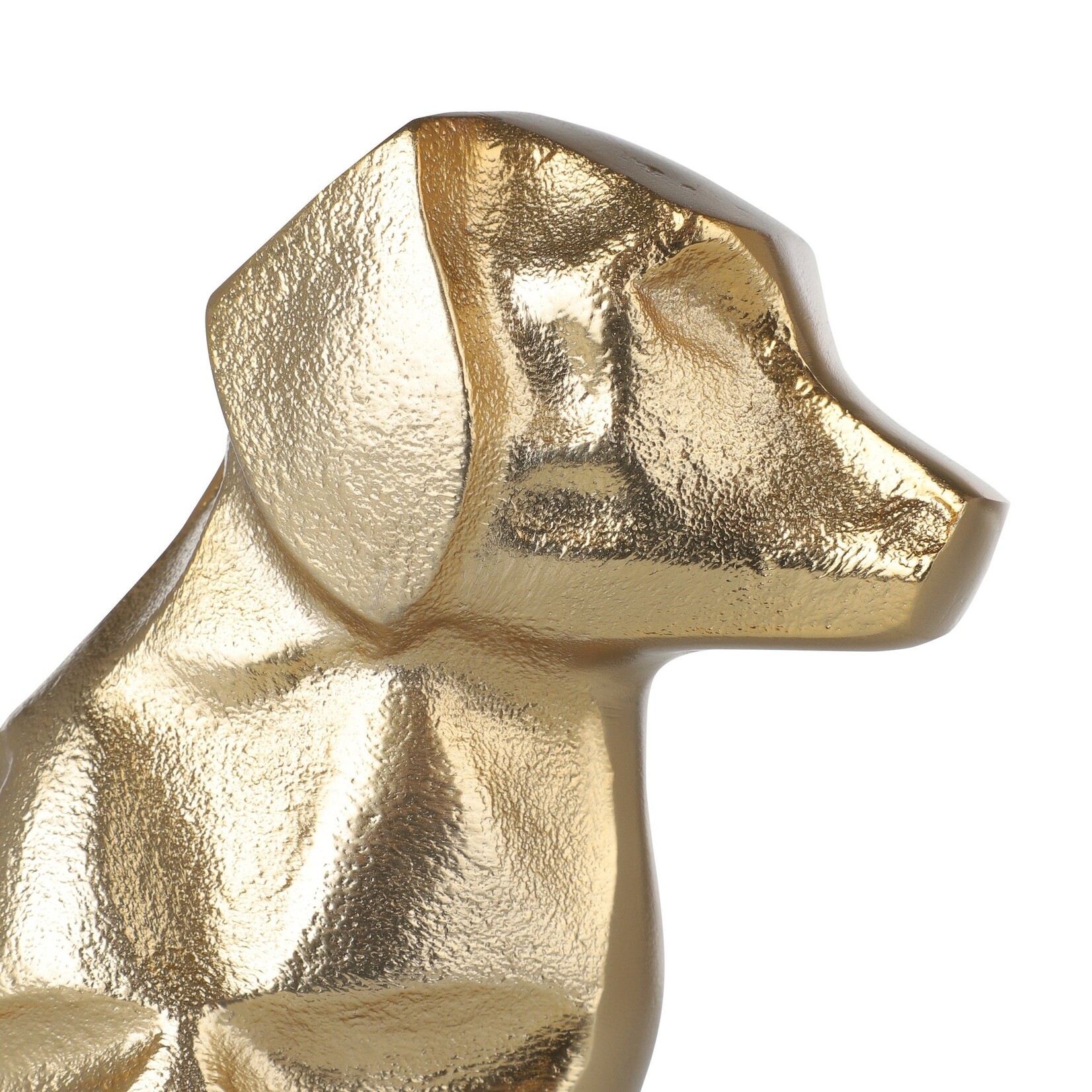 Ornament 'Hond' NOLALU - Aluminium - Goud - 20 x 8 x 24,5cm
