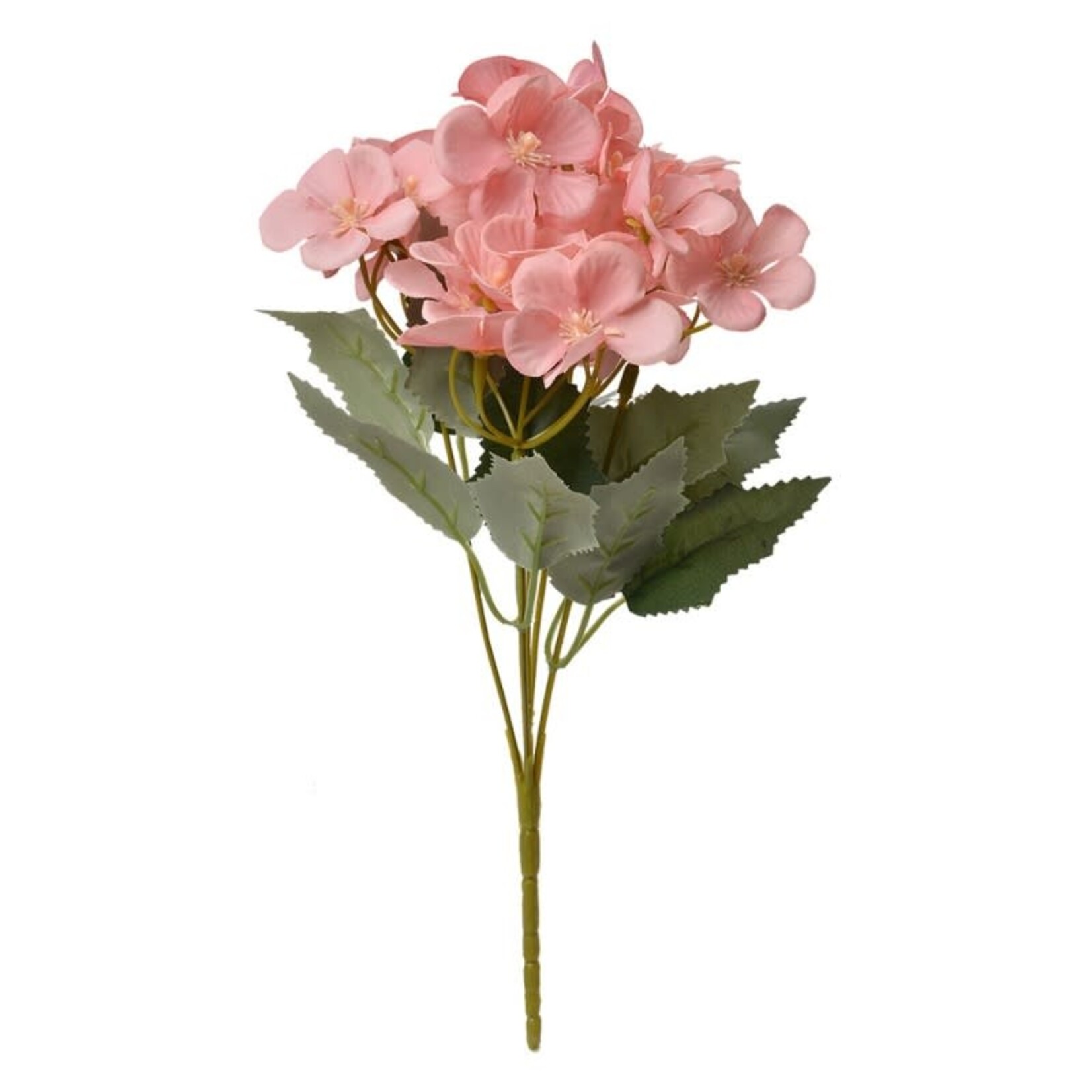 Kunstbloem - Kunststof - Roze - 16x12x30cm