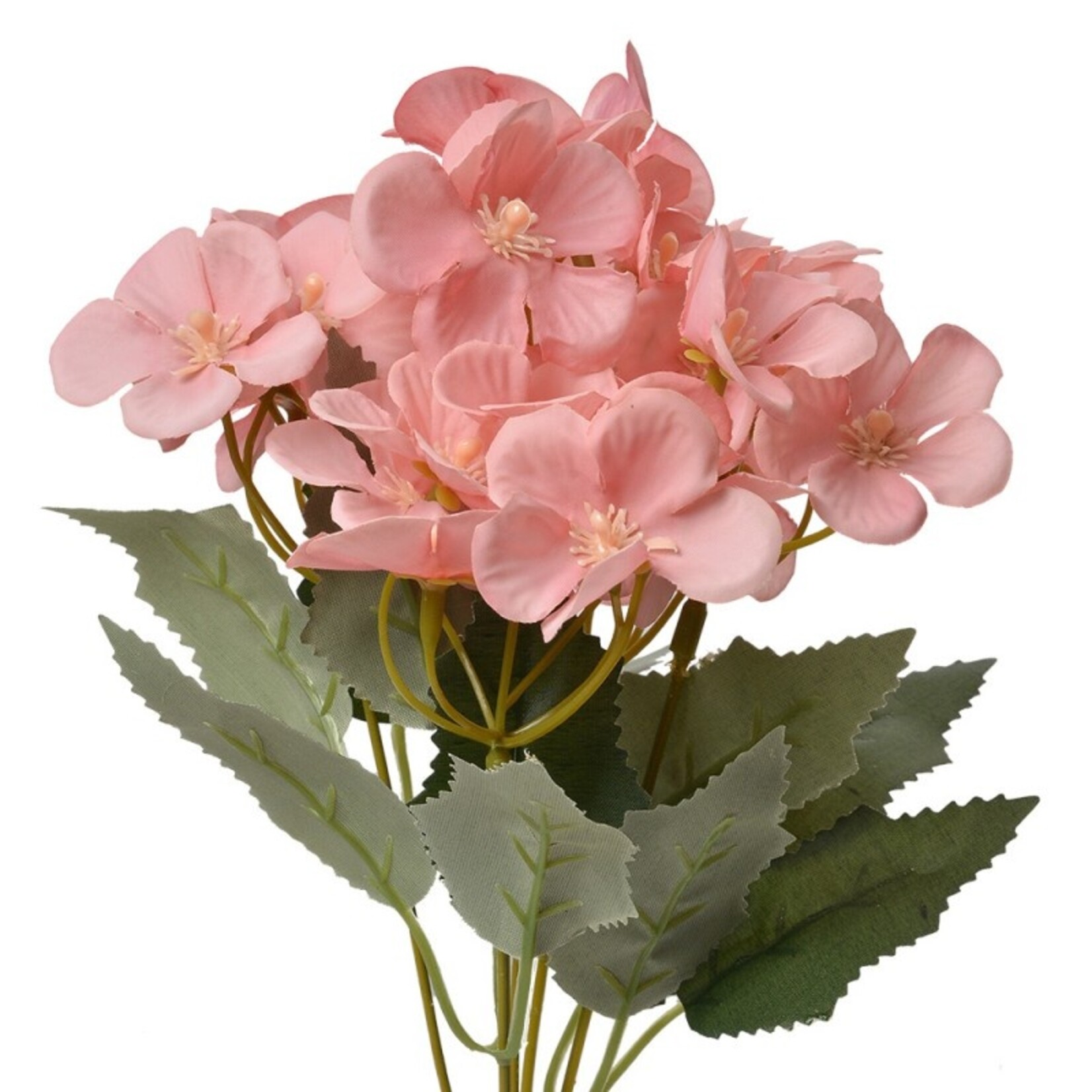 Kunstbloem - Kunststof - Roze - 16x12x30cm