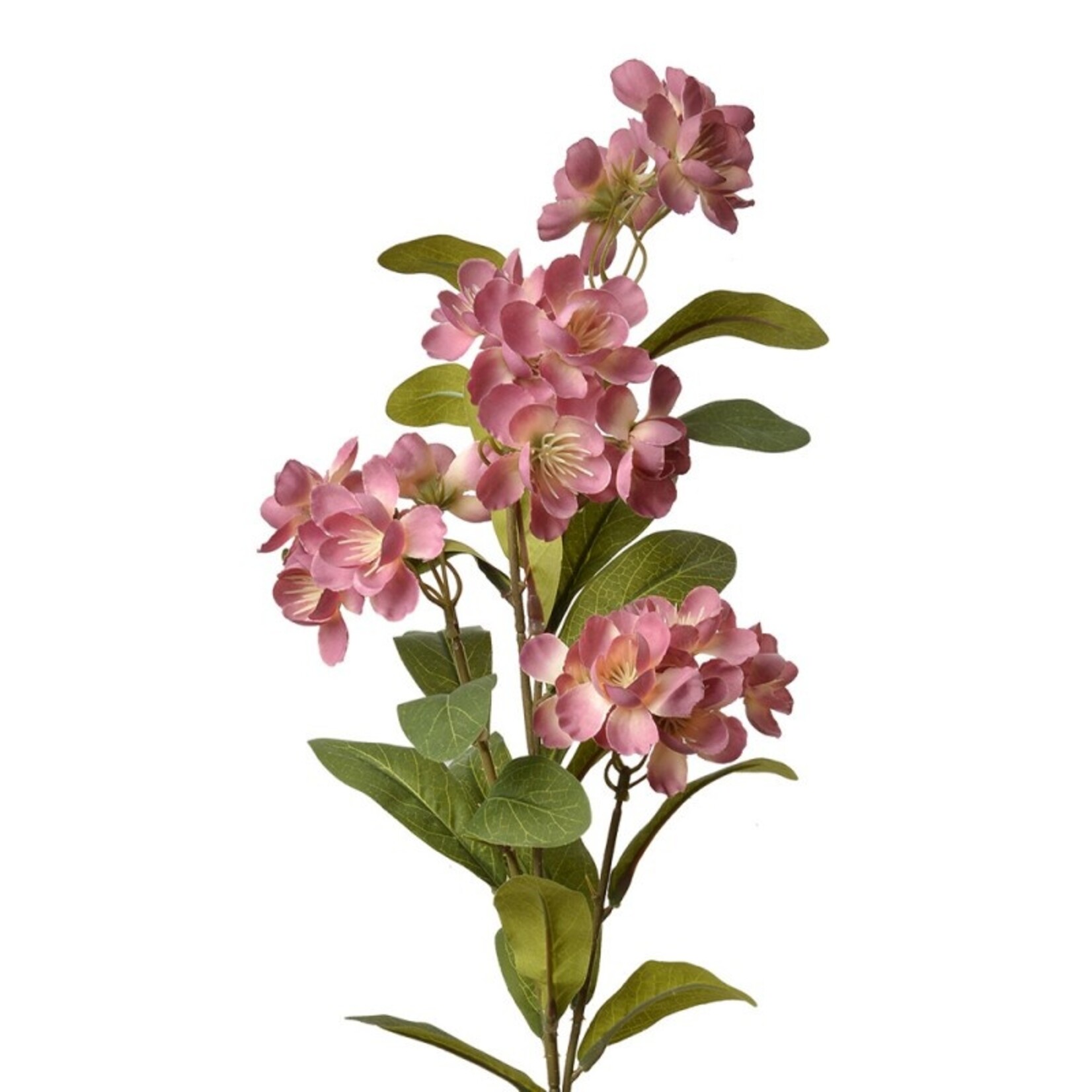 Kunstbloem - Kunststof - Roze - 17x14x70cm (6PL0344P)
