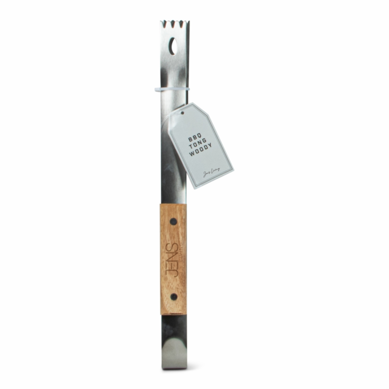 BBQ Tang WOODY - RVS/Acacia hout - Bruin - 35,5 x 5,5 x 2,5 cm