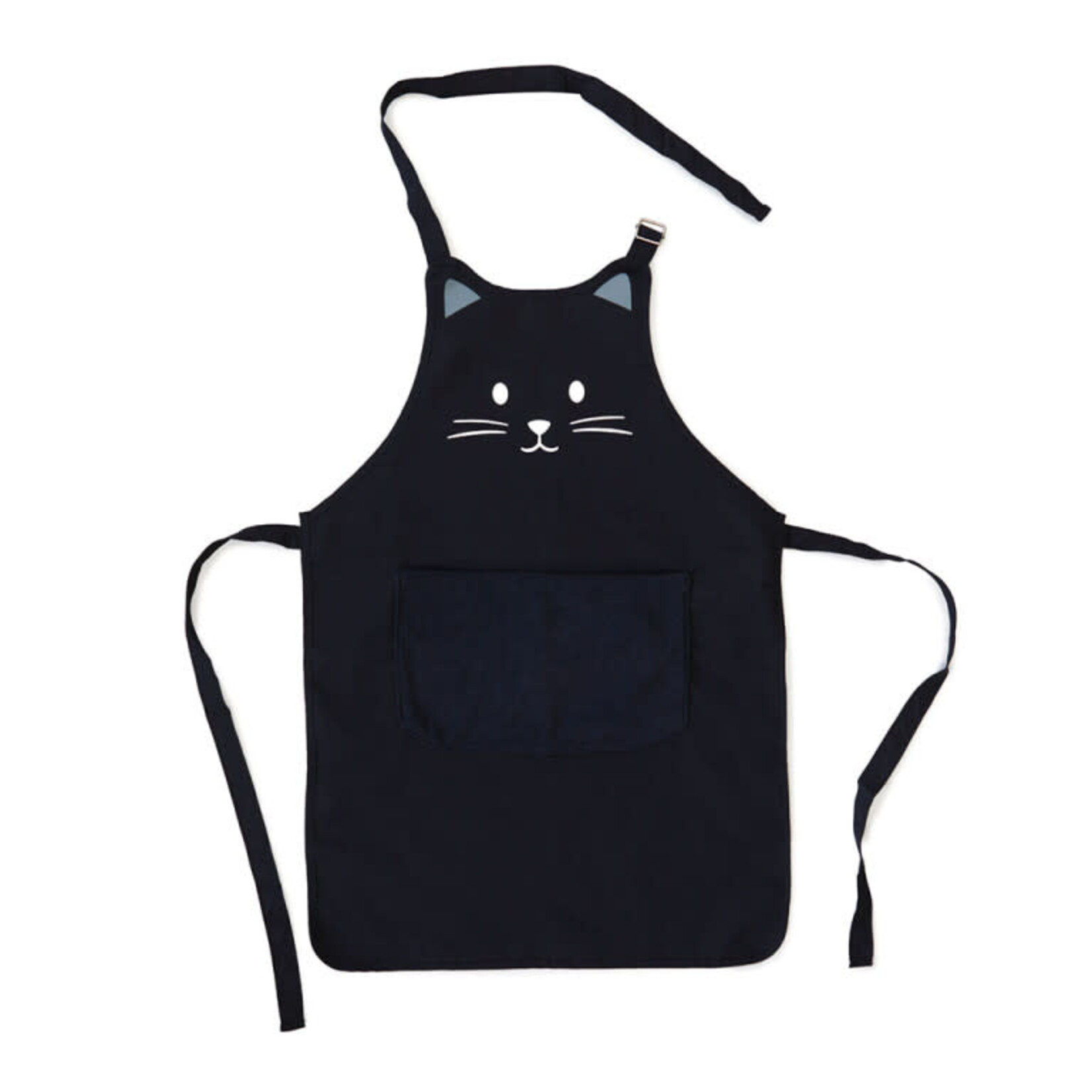 Schort KITTY - Polyester - Zwart - 80x53cm