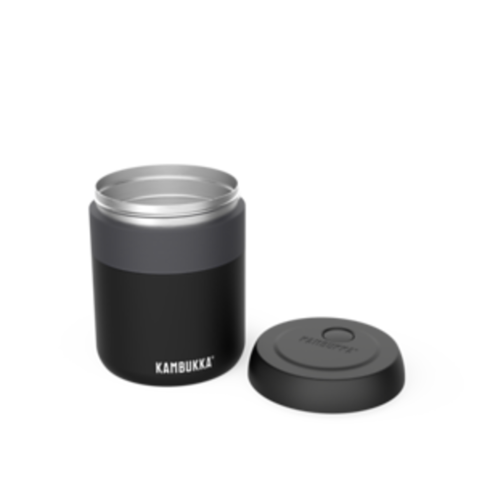 Lunchbox (Thermos) BORA - Rvs - Matte Black - 600ml