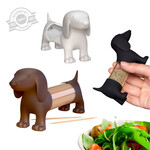Tandenstokerhouder/Peper&Zout vaatje - Hond - Wit