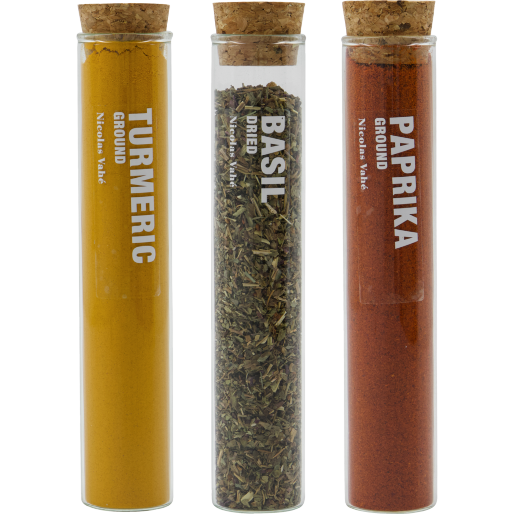 Kruidenset - Basilicum, Paprika chili en Kurkuma - 43gr