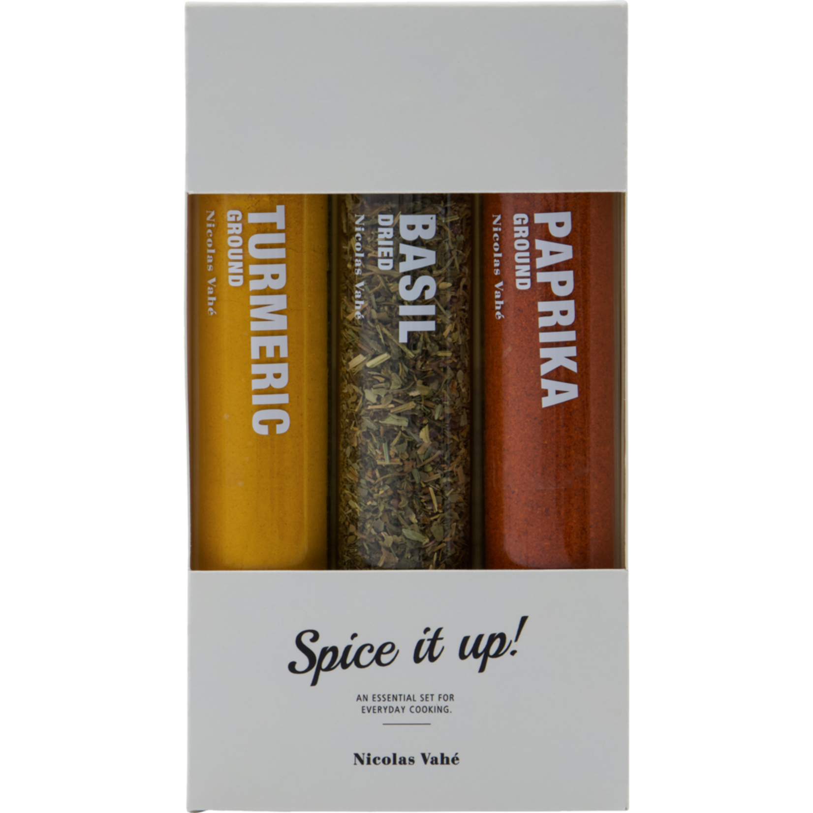 Kruidenset - Basilicum, Paprika chili en Kurkuma - 43gr