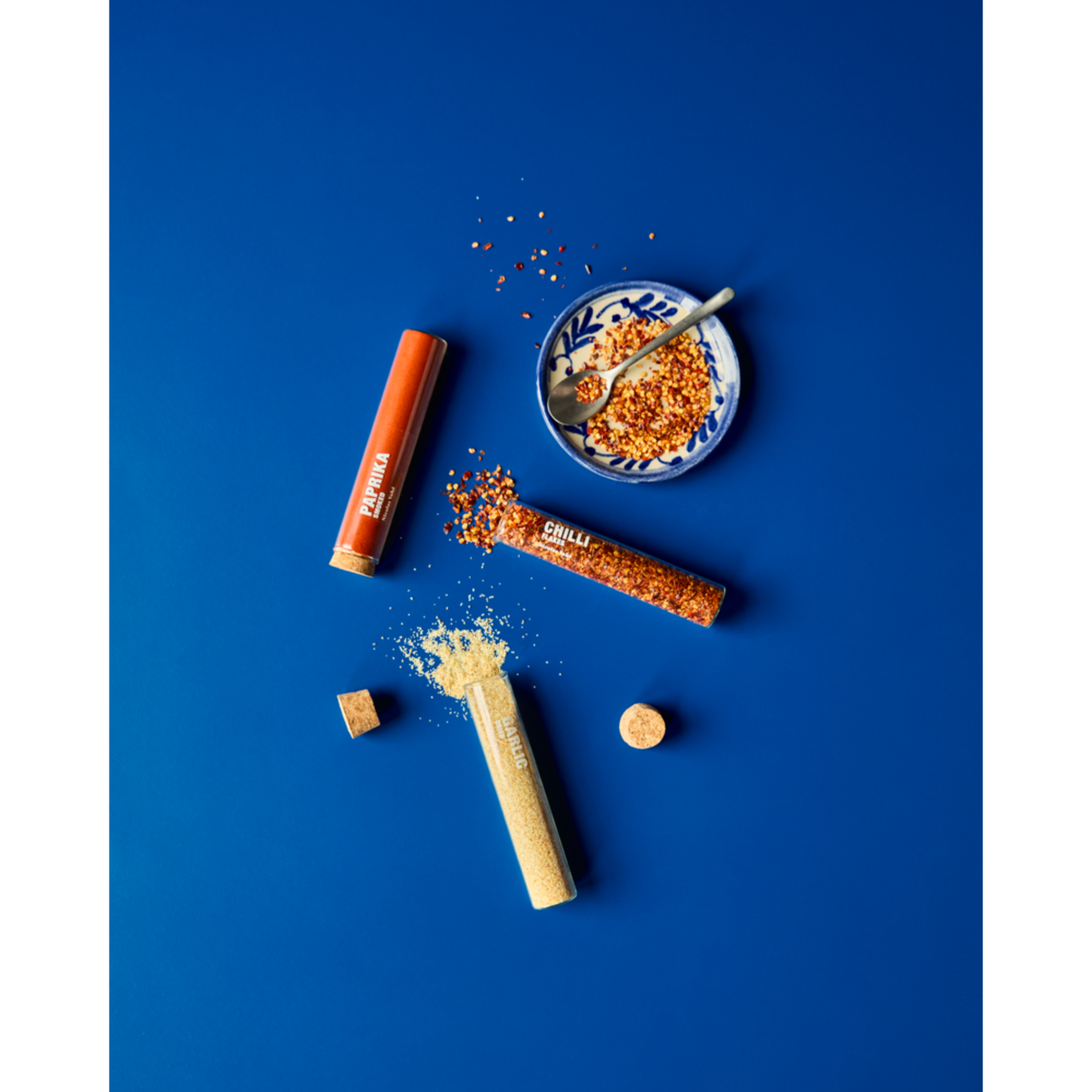 Kruidenset - Chilivlokken, Knoflook en Gerookte paprika - 45gr