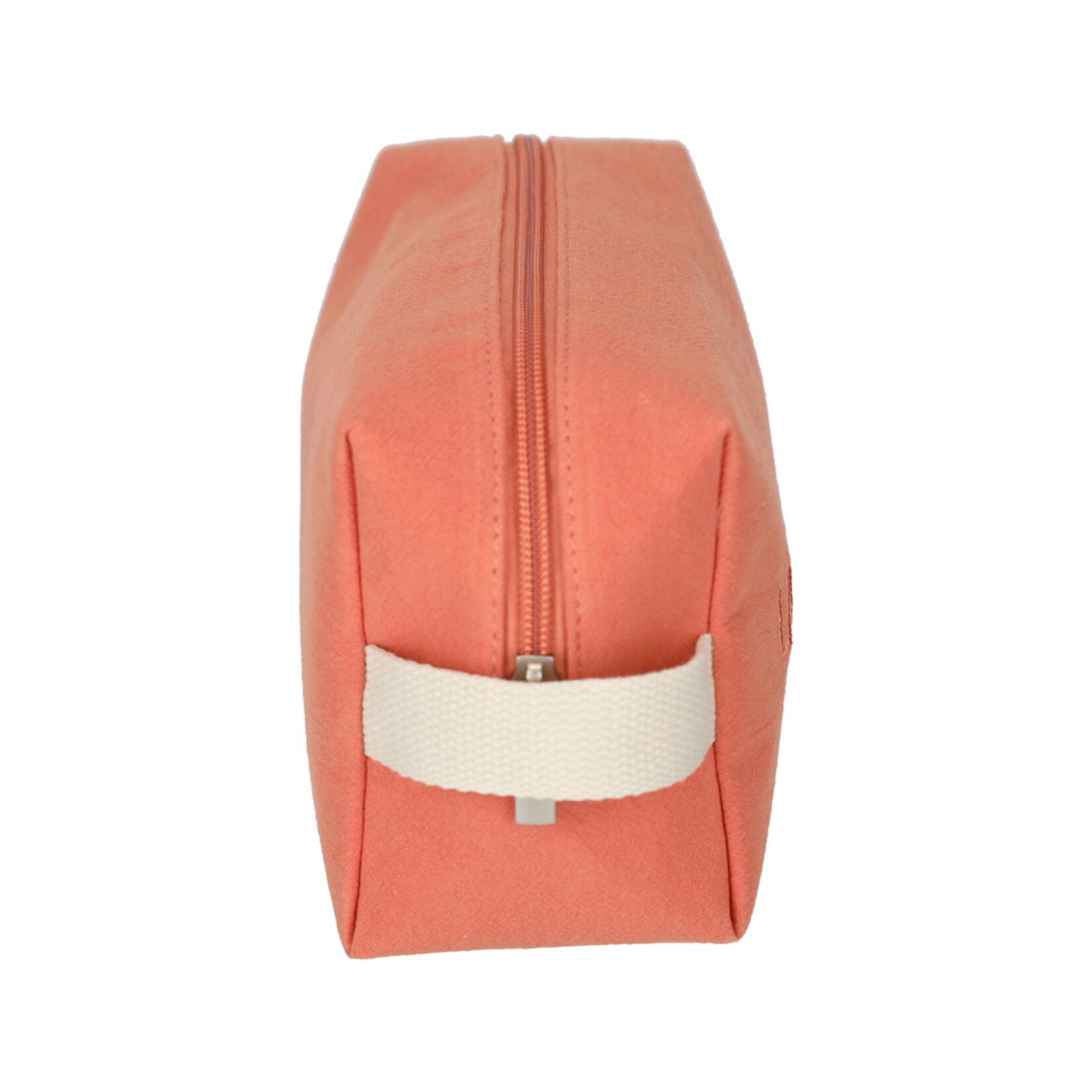 Toilettas DOLCE VITA - Katoen/Polyester - Terra -  22 x 8,5 x 12 cm
