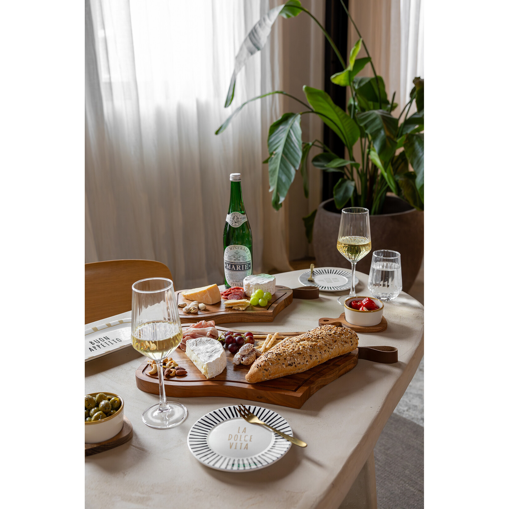 Drinkglas (tumbler) ELIN - Glas - Transparant - Set van 2