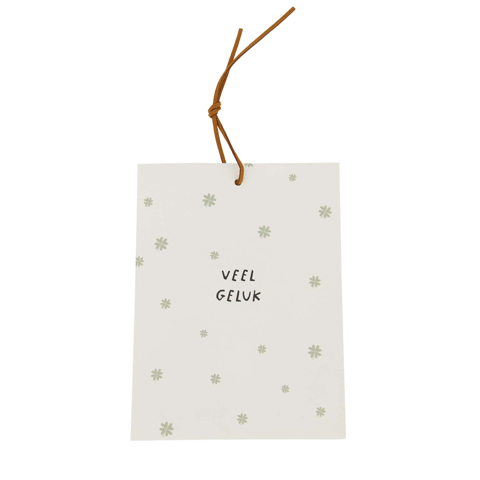Zusss Geurzakje - "Veel geluk" - Wit/Groen