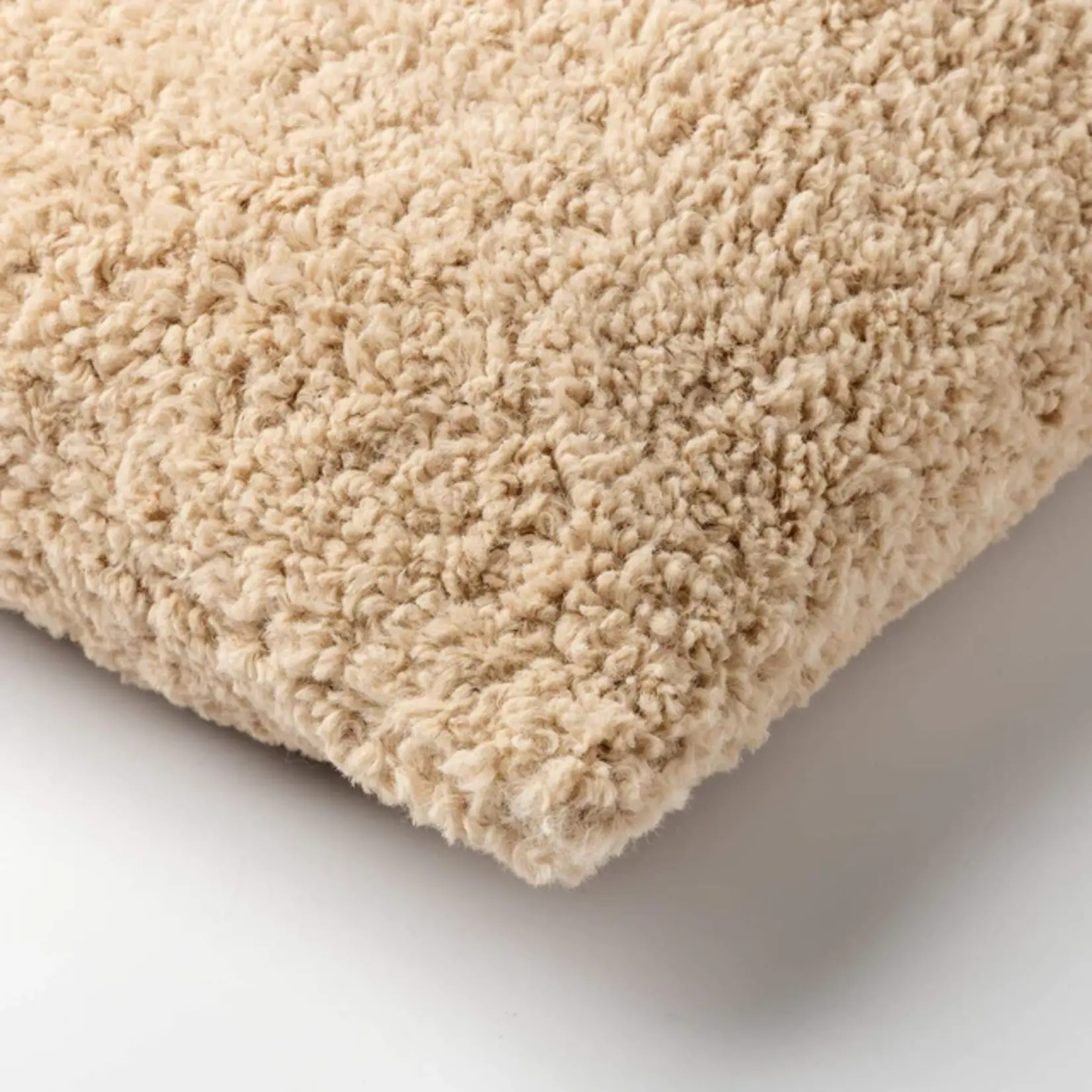 Kussen CARA - Teddy - Whitecap Grey - 60x60cm