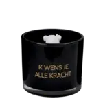 Sojakaars met beertje - Ik wens je alle kracht - Warm Cashmere