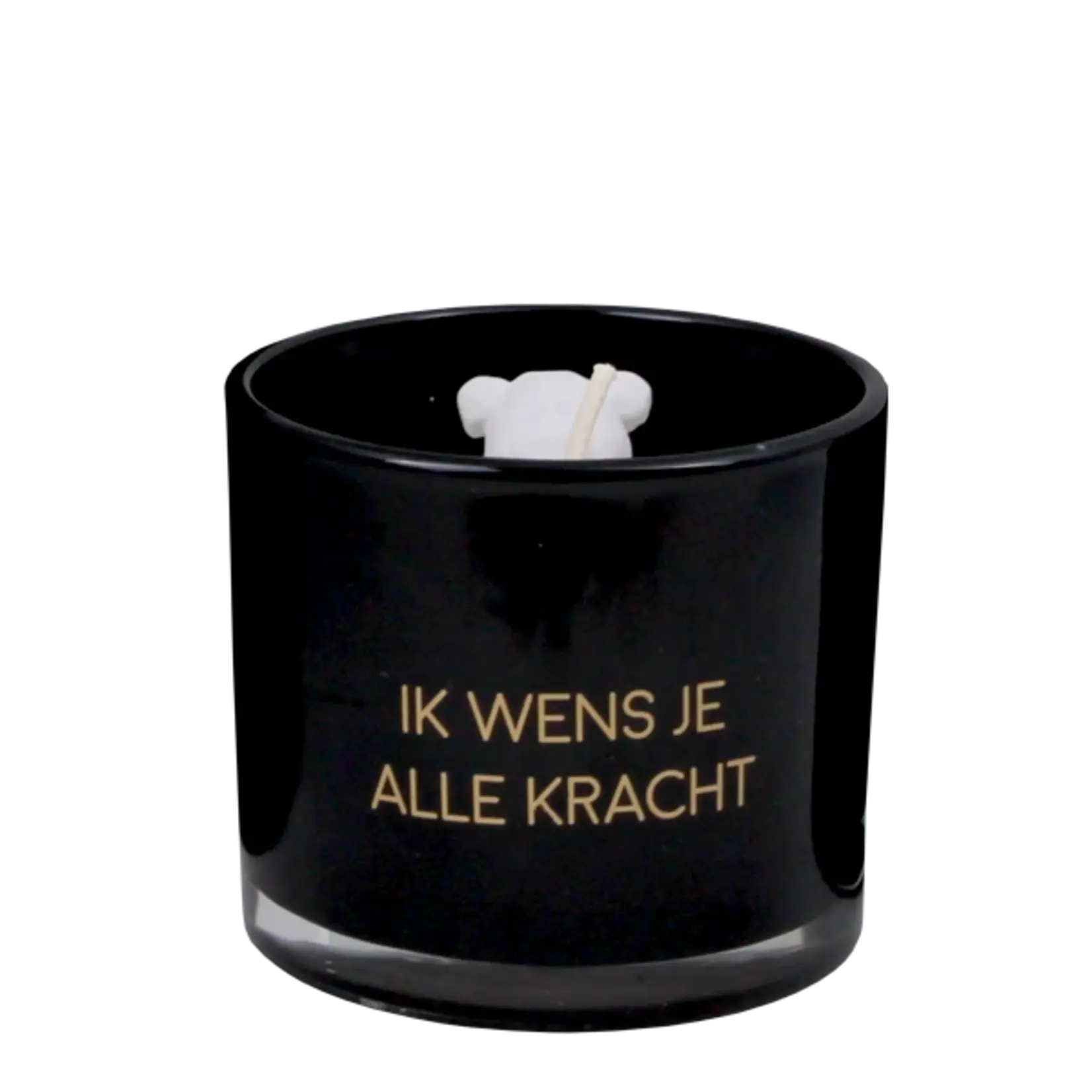 Sojakaars met beertje - Ik wens je alle kracht - Warm Cashmere