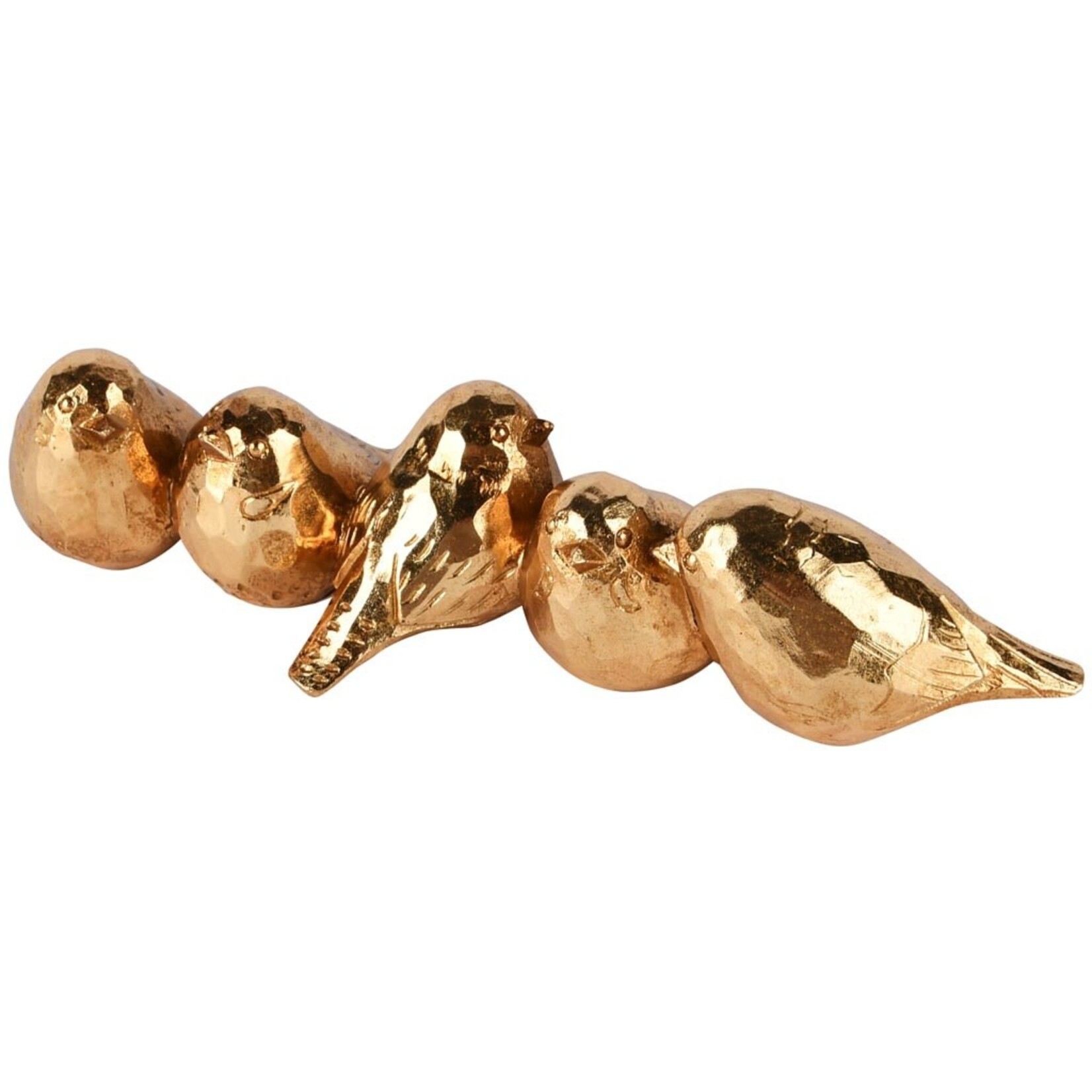 Vogeltjes - Resina - Goud - 22 x 8 x 5cm