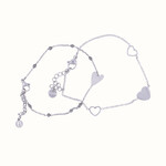 Zusss Vriendschapsarmbandjes - 100% Alloy - Zilver