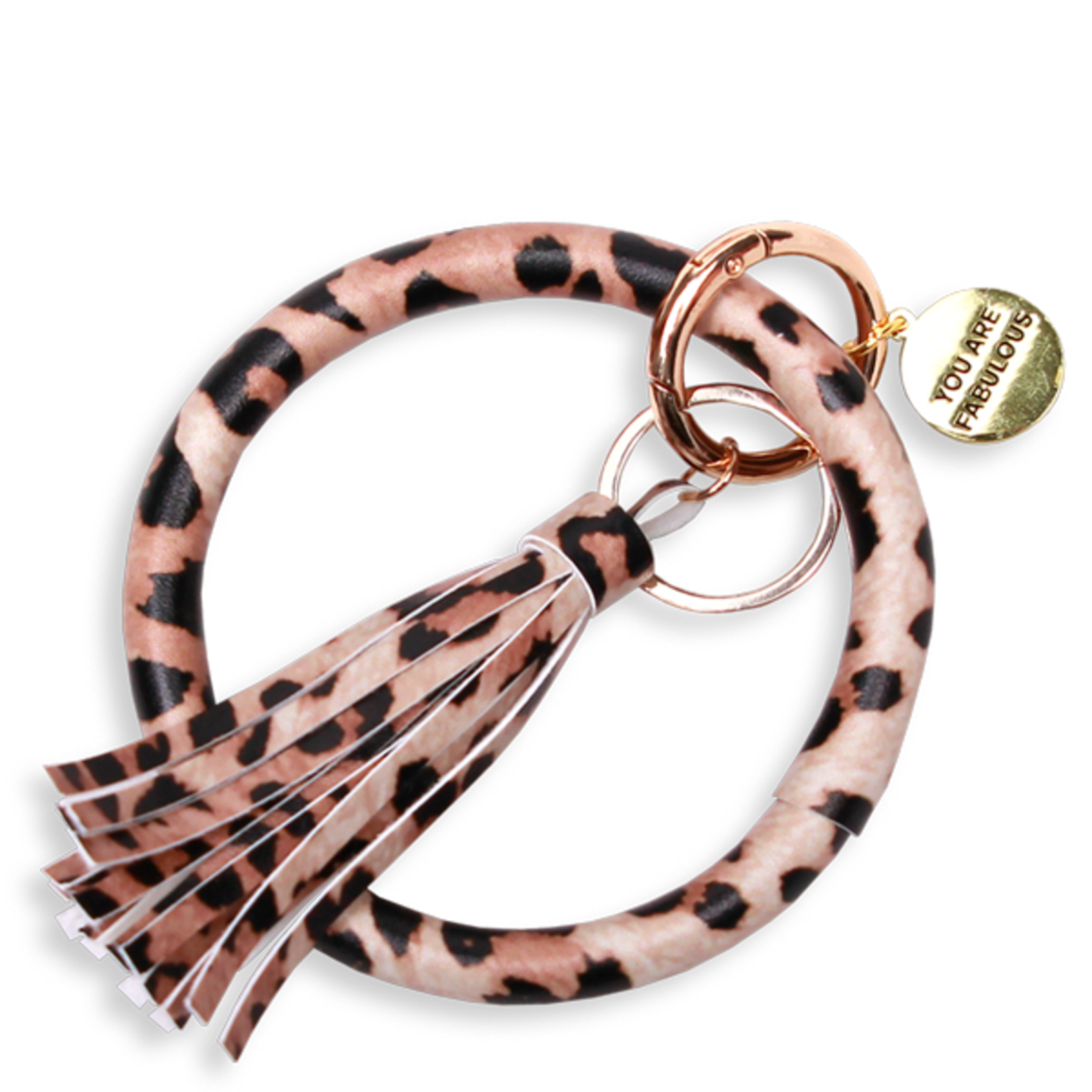 Sleutelhanger in doosje - You are fabulous - Panter motief