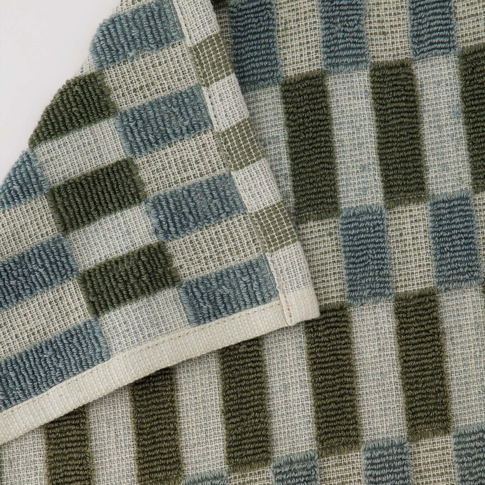 Zusss Handdoeken set - "Jij bent zo leuk" - 100% Katoen - Zand/Grijs/Groen - 50x70cm