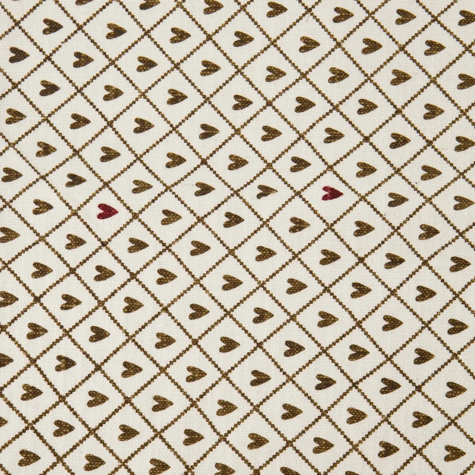Zusss Handdoeken set - HARTJE - 100% Katoen - Zand/Port/Bruin - 50x70cm