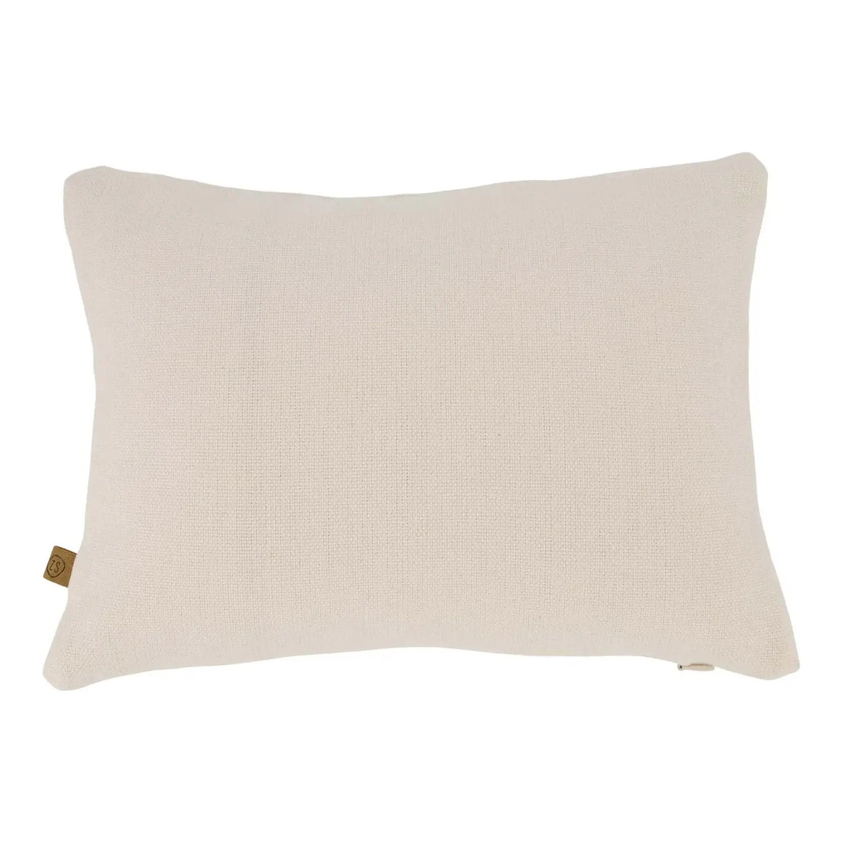 Zusss Kussen - Hartje / "Gezellig met jou" - 100% Katoen - Off white/Rood - 35x25cm
