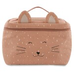 Lunchtas Mrs. Cat - Thermisch - Katoen/Peva - Roze - 21x14x14cm