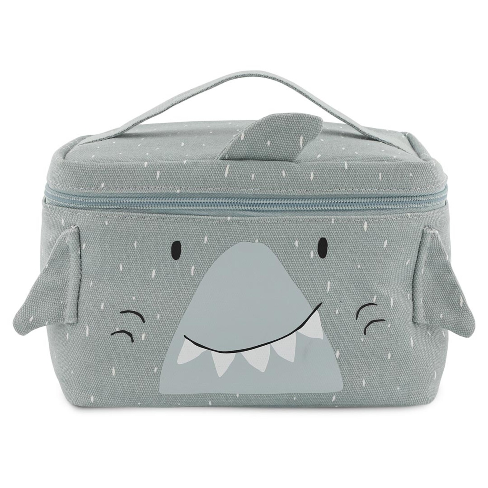 Lunchtas Mr. Shark - Thermisch - Katoen/Peva - Grijs - 21x14x14cm