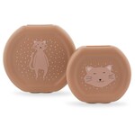 Snackbox Mrs. Cat - 100% PP - Roze - 11,5 x 10,5 x 4,5cm - Set van 2