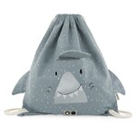 Turnzak Mr. Shark - Stof - Grijs - 40x34x2cm
