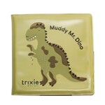Badboekje - " Mr. Dino is vies" - Peva - Veranderende kleuren - 15x15x3cm