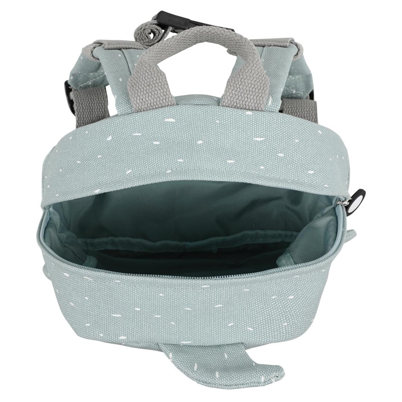 Rugzak Mr. Shark - Stof - Grijs - 31x23x13cm