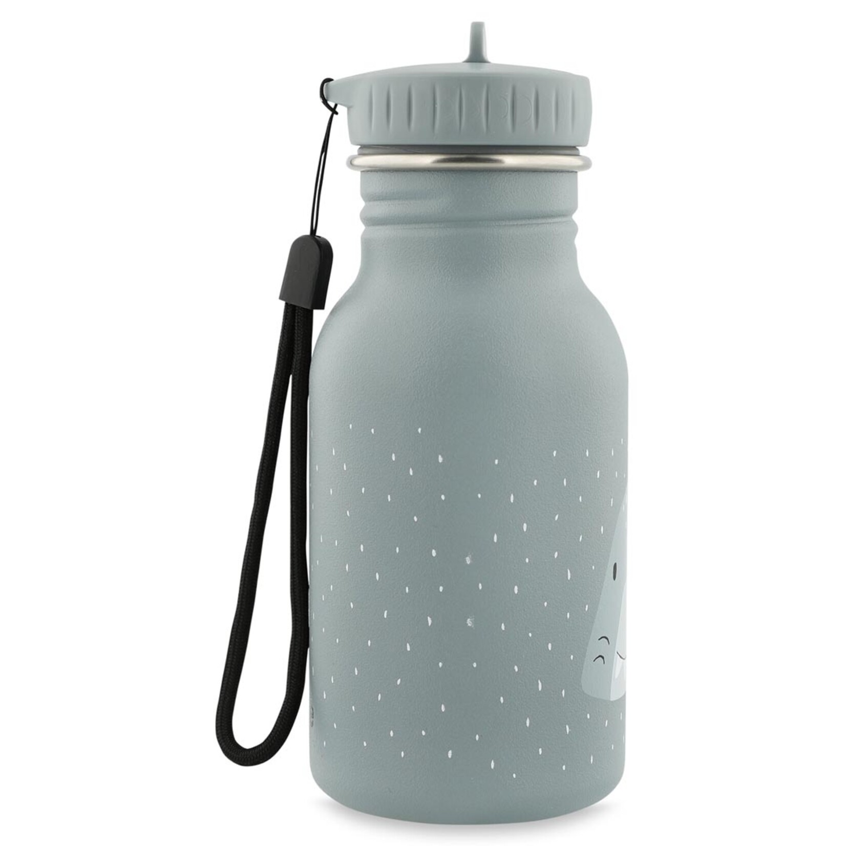 Drinkfles Mr. Shark - RVS/Polyester - Grijs - 350ml