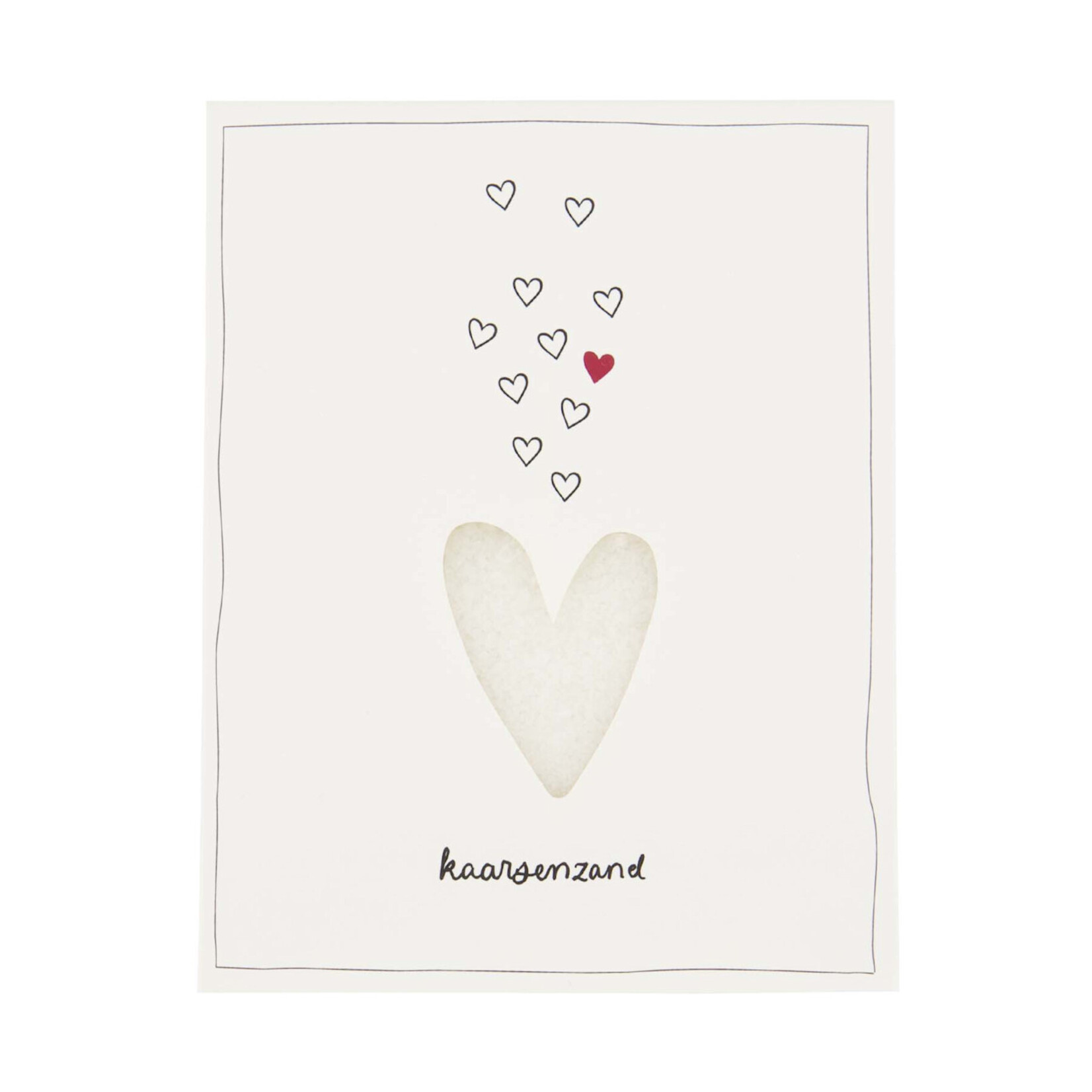 Zusss Kaarsenzand in doosje - Paraffine - Wit - 200 gram