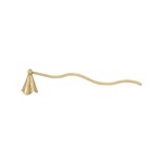 Zusss Kaarsendover HARTJE - Metaal - Goud - 17 x 3cm