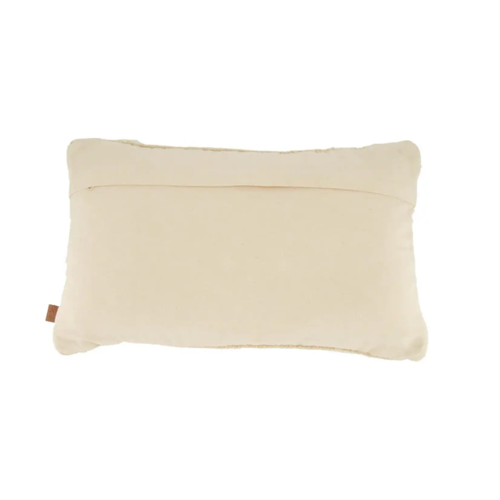 Zusss Kussen - Hartjes - 100% Polyester - Ecru - 50x30cm