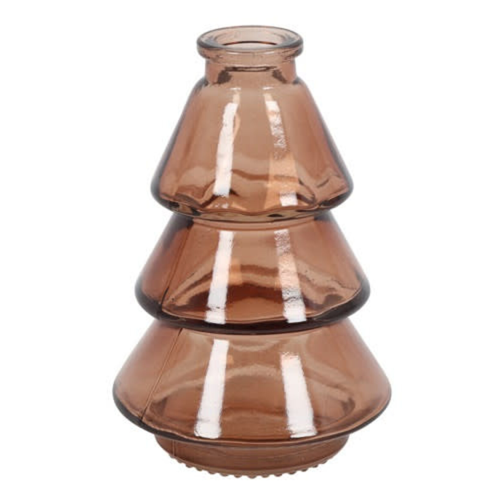 Countryfield Vaasje boom JORIT - Glas - Bruin - Ø6,5 x 10cm