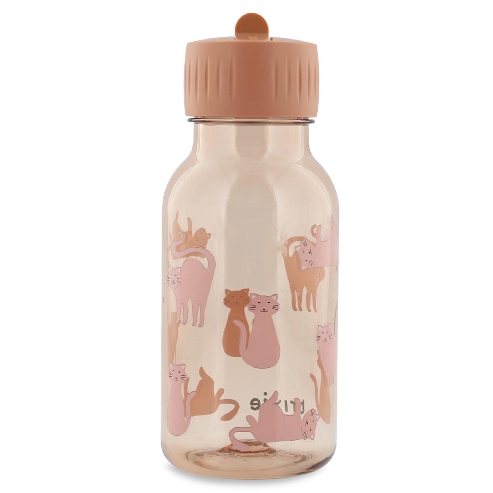 Drinkfles Charming Cat - Tritan/Polyester - Roze - 350ml