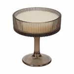 Kaars in cocktailglas - Glas - Bruin - Ø10,5 x 11 cm