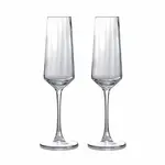 Champagneglazen ELIN - Glas - Transparant - Set van 2