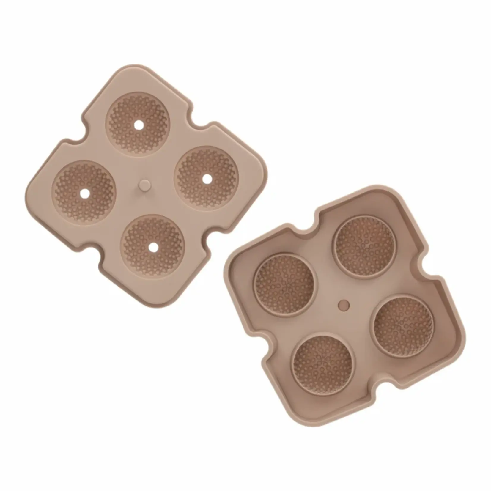 IJsblokjesvorm GOLF - Siliconen - Beige