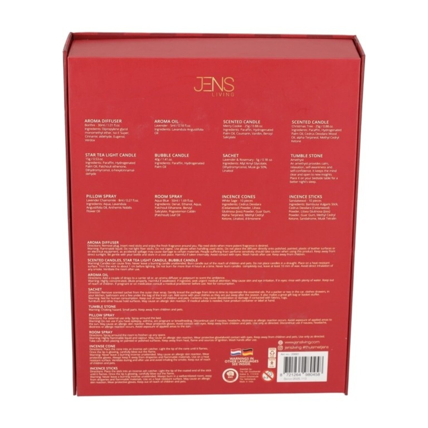 Adventskalender SCENT OF JOY -  19,8 x 5 x 24 cm