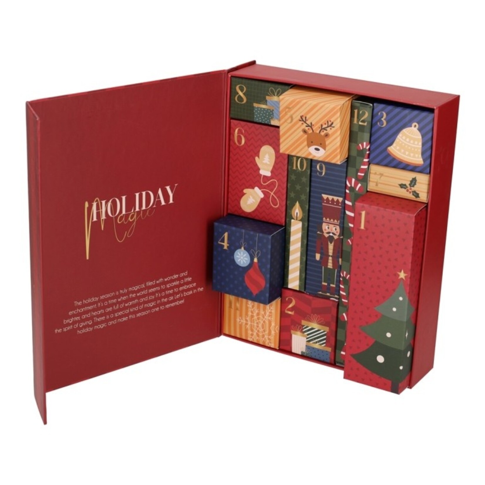 Adventskalender SCENT OF JOY -  19,8 x 5 x 24 cm