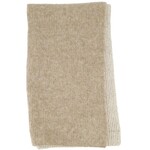 Zusss Sjaal gebreide rib - Acryl/Polyester/Elasthan - Taupe