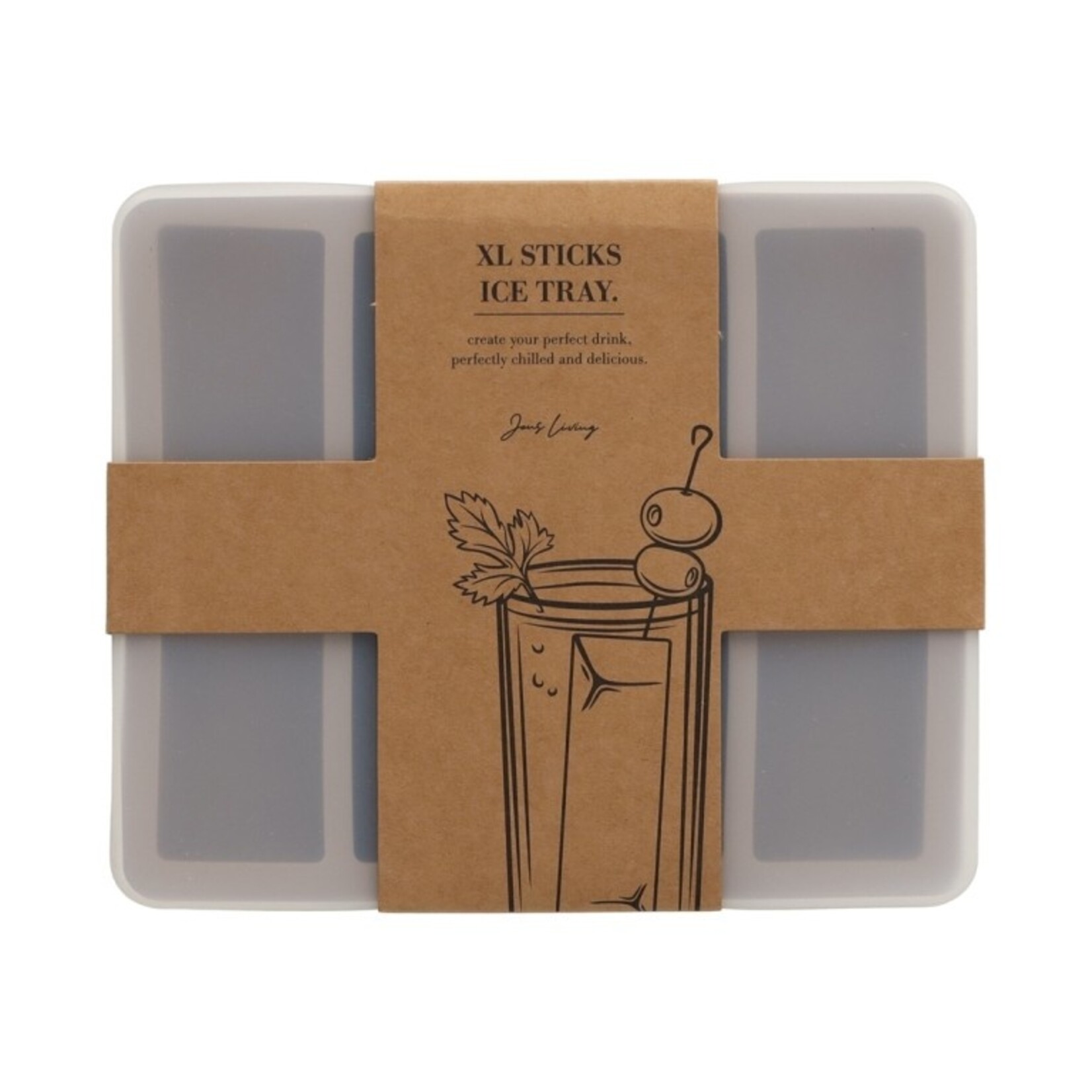 IJsblokjesvorm XL STICKS - Siliconen - Beige