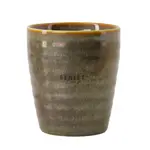 Zusss Mok (koffie) - "Geniet" - Donkergroen - Ø7,5x8,5cm